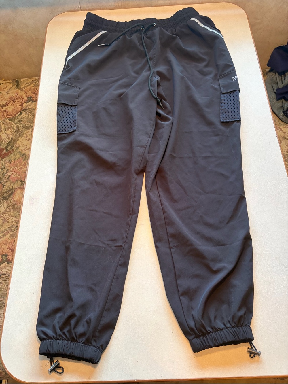 Nine West Black Men's Cargo Jogger Pants